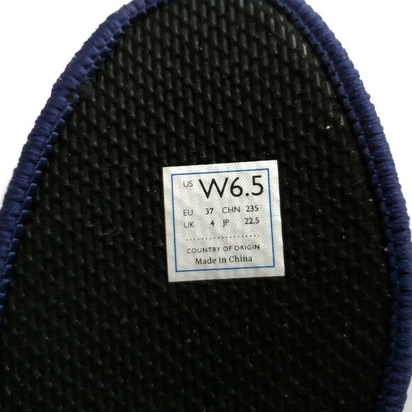 ROTHY'S The Flat eco friendly sustainable shoes Moroccan Blue Size 6.5 Retired - Picture 7 of 8